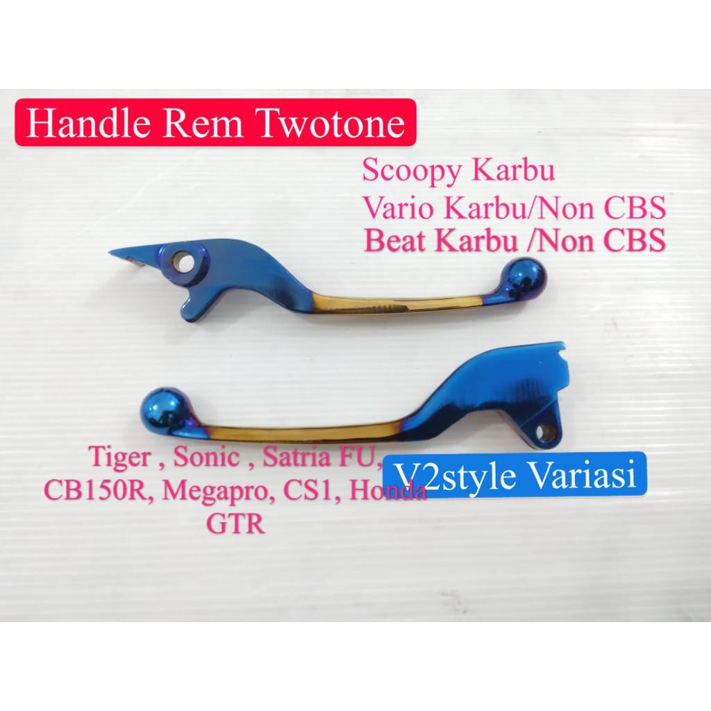 Handle Rem Twotone Honda Scoopy Vario Beat Tiger Sonic Satri FU CB150R Megapro CS1 GTR Asli Bakaran