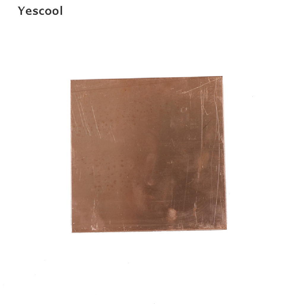 Yescool Plat Tembaga Murni 99.9% Ukuran 100x100 X 1mm