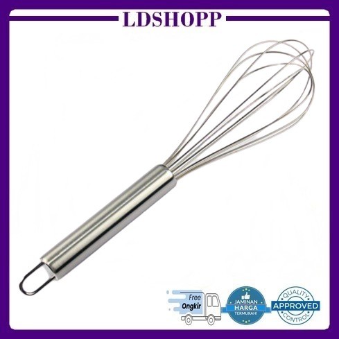 LDS SS03 WHISKER / PENGOCOK TELUR / PENGOCOK ADONAN MANUAL STAINLESS MURAH