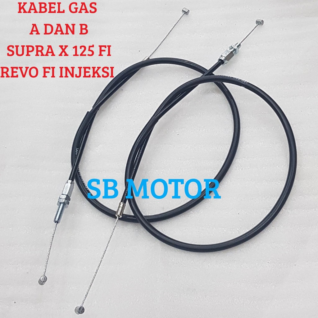 Jual KABEL TALI GAS SET REVO FIT FI F1 INJEKSI SUPRA X 125 F1 INJEKSI