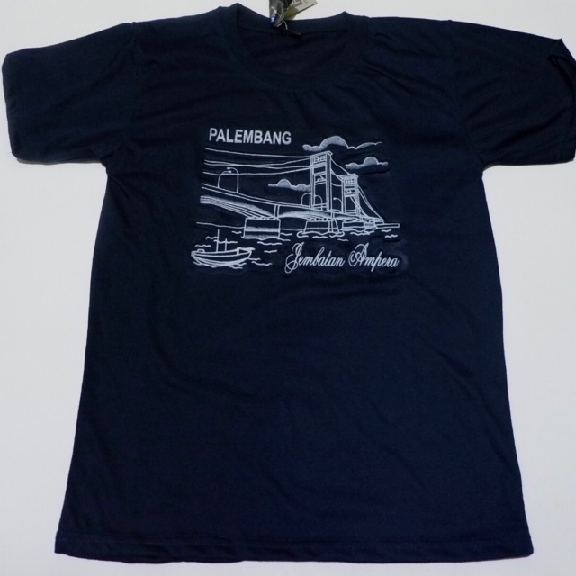 Kaos Jembatan Ampera kaos oblong kaos murah meriah baju kaos khas palembang oleh oleh palembang