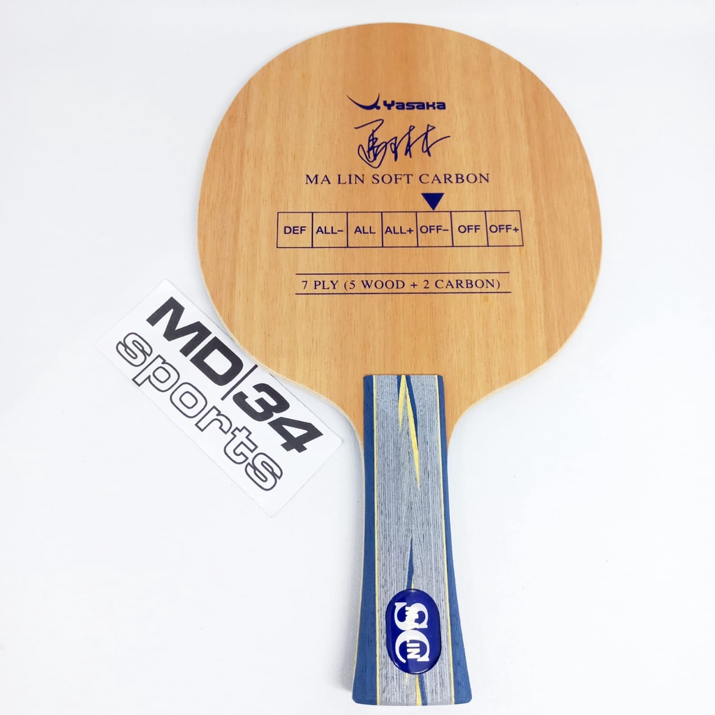 KAYU YASAKA MA LIN SOFT CARBON - Kayu / Blade / Bet pingpong