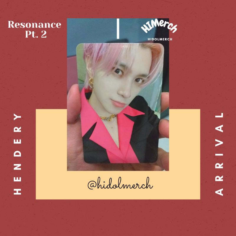 Photocard Hendery Arrival Resonance Pt.2