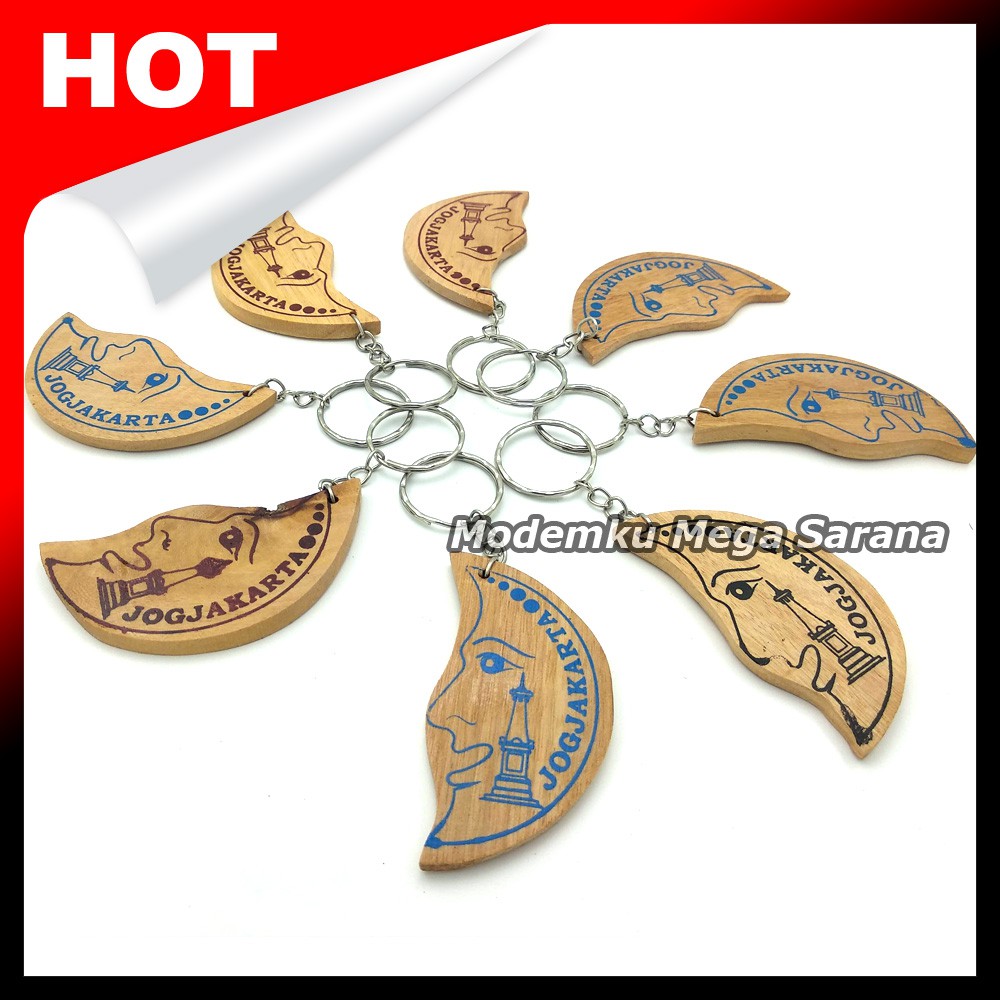 Souvenir Gantungan Kunci Jogja GTK15 - Oleh Oleh Khas Jogja
