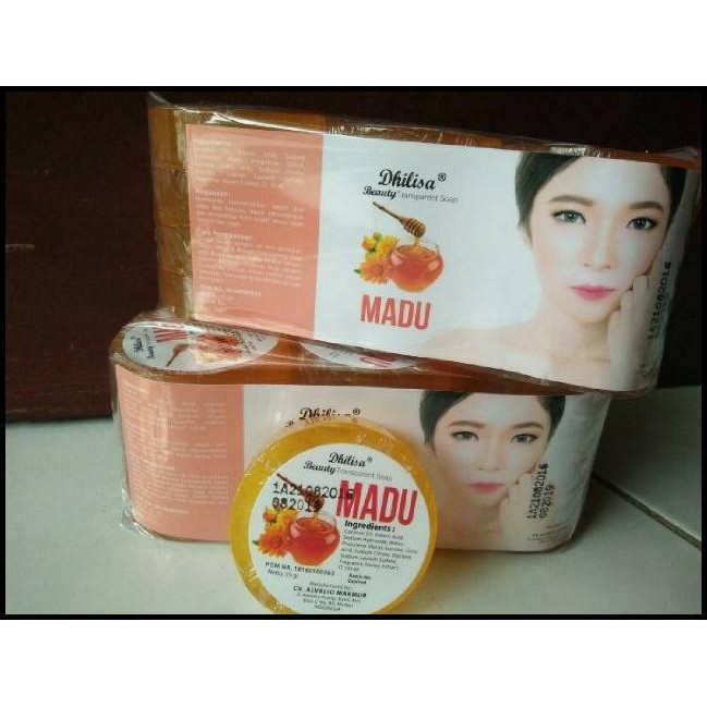 Dhilisa beauty transparent soap madu_sabun madu RUMAH CANTIK