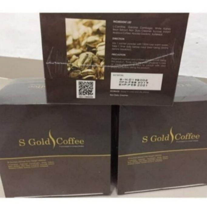 

Ready..Sgold coffee kemasan asli sgold.kopi diet