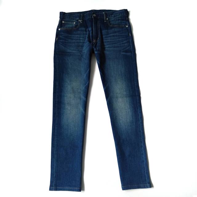 Celana jeans GU slim fit strech second branded original