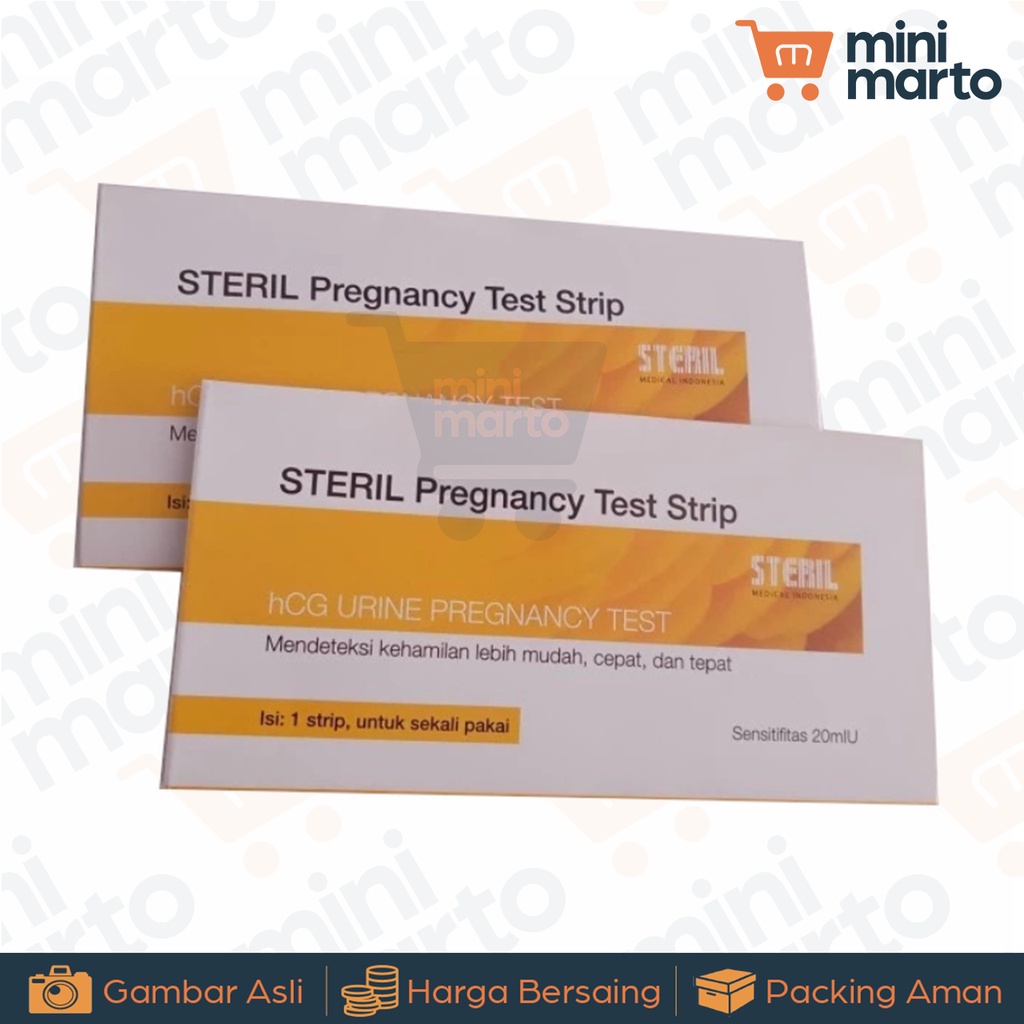 Steril Tes Pack Hamil / Tespek / Alat Tes Kehamilan Pribadi / Pregnancy Test - Minimarto