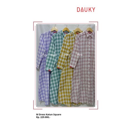 M Dress Katun Square by Dauky