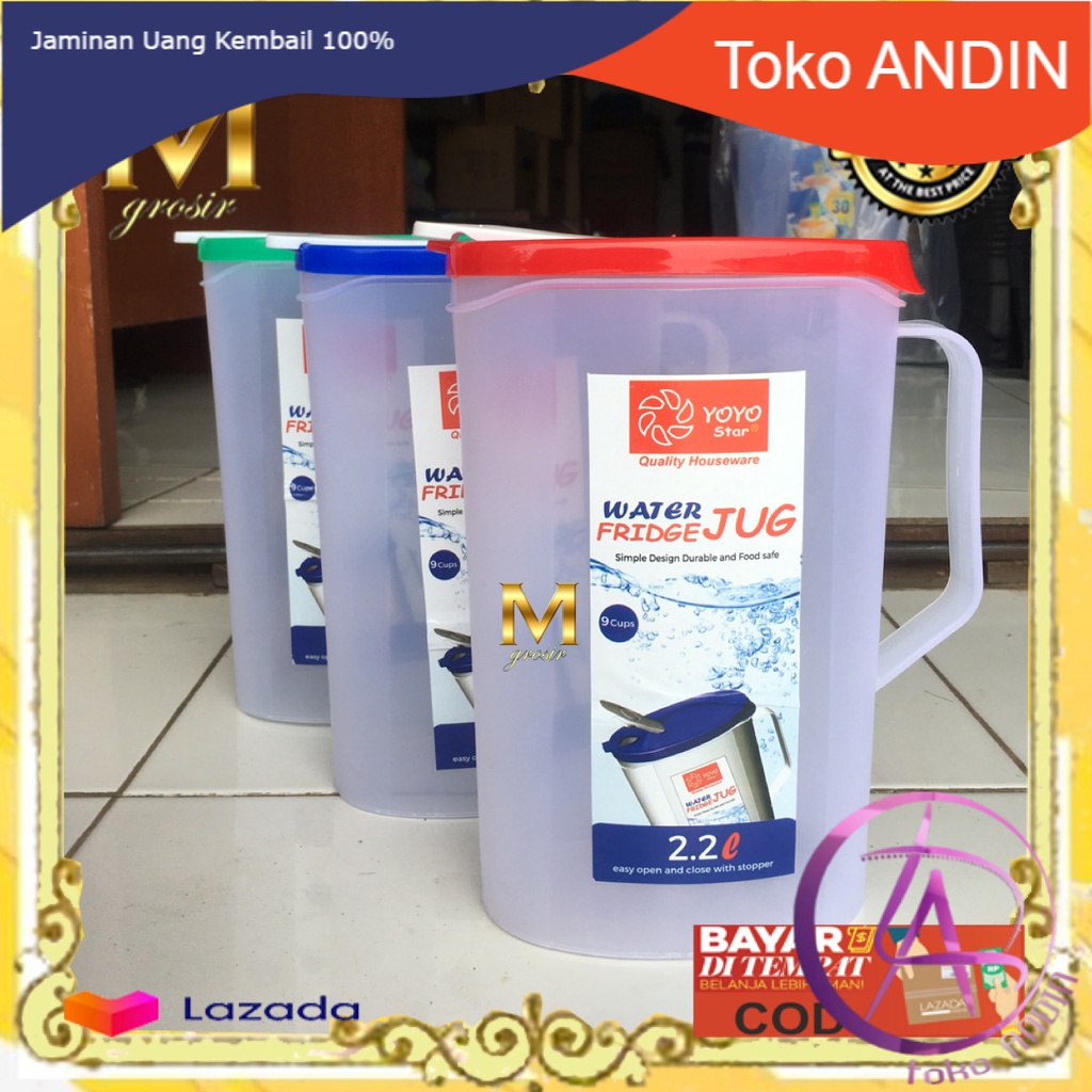 PROMO Teko Air Minum Kulkas 2.2 Liter / Eksan / Botol kulkas