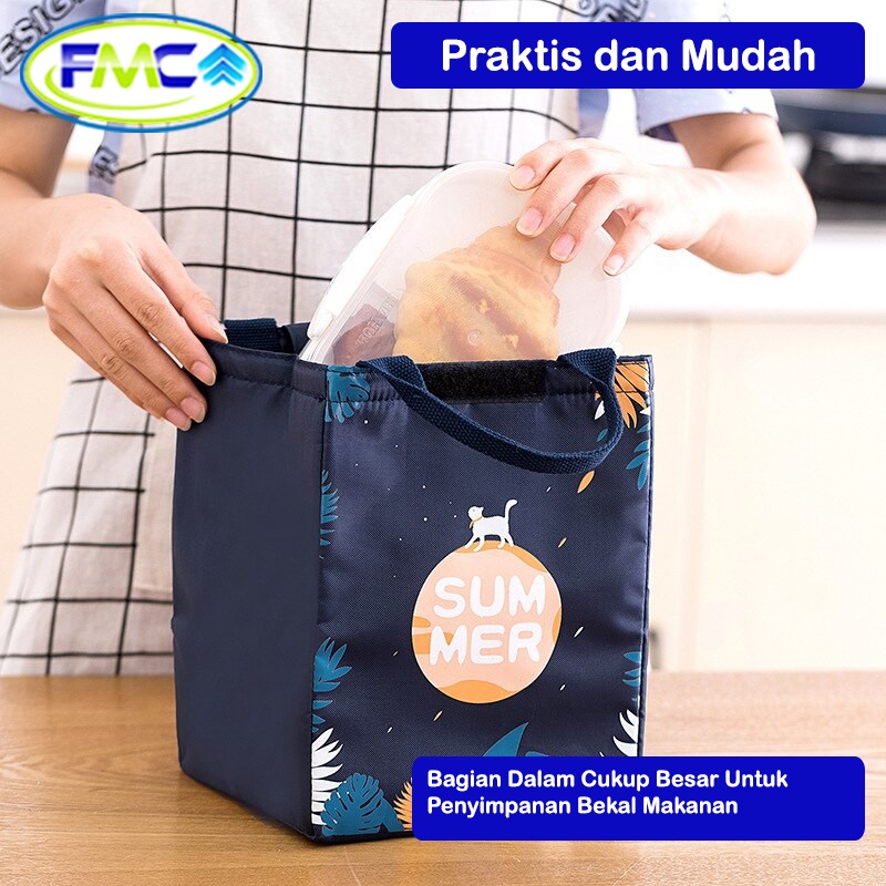 Tas Bekal Makanan Anak Dewasa Lunch Bag Besar Tahan Panas Karakter Burung Unik Murah Kotak Tempat Penyimpanan Peralatan Makan Coller Bag