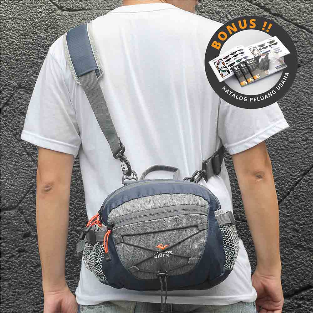 Tas Sling Bag Pria Slimbag Selempang Distro Keren Pria Cowok Terbaru 621