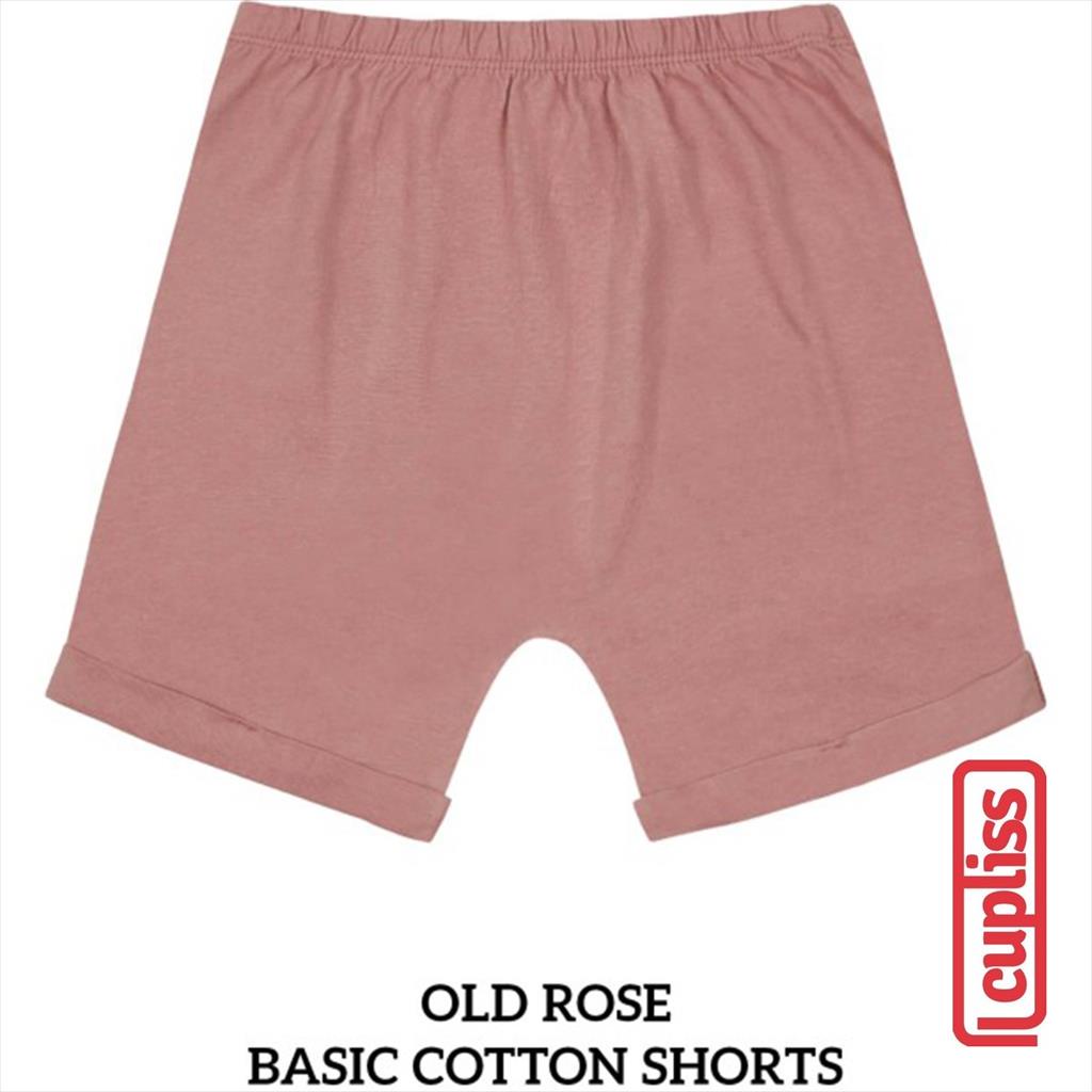 Old Rose Little Palmerhaus Basic Cotton Shorts Celana Anak