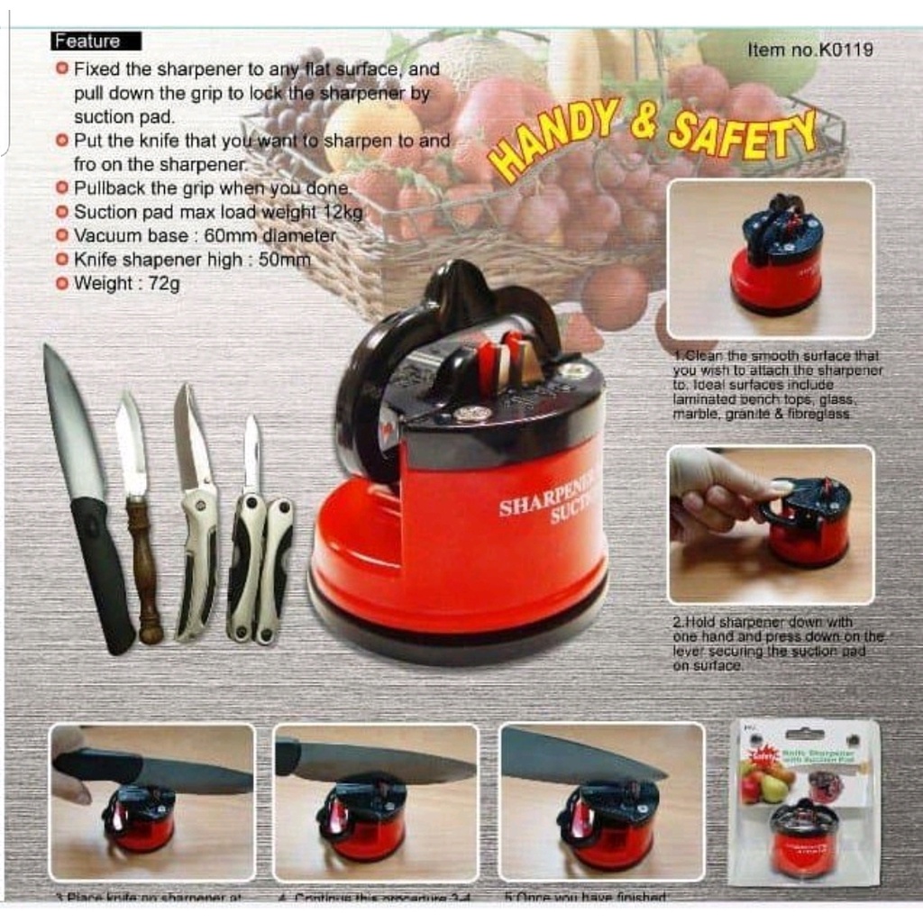 Asahan Pengasah Pisau Knife Sharpener