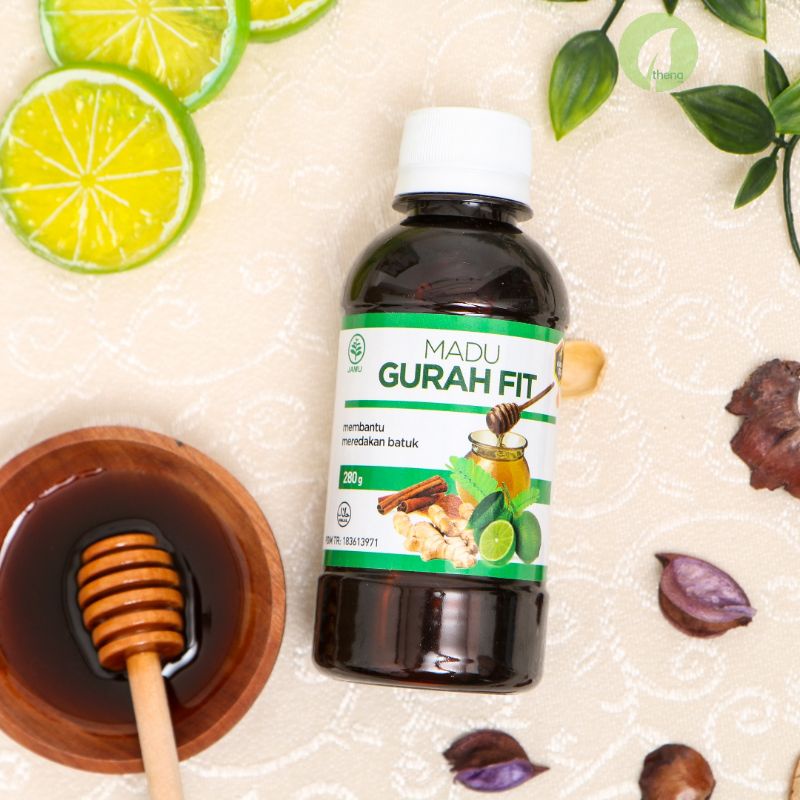 Madu GURAH FIT Asli Original obat batuk sesak nafas asma Bronkitis Radang Tenggorokan flu batuk berdahak anak dan dewasa-5