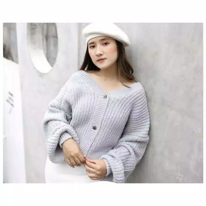 Eireen Cardigan Crop Premium | Nacara Outer Kardigan Wanita tipe 7Get Special-5