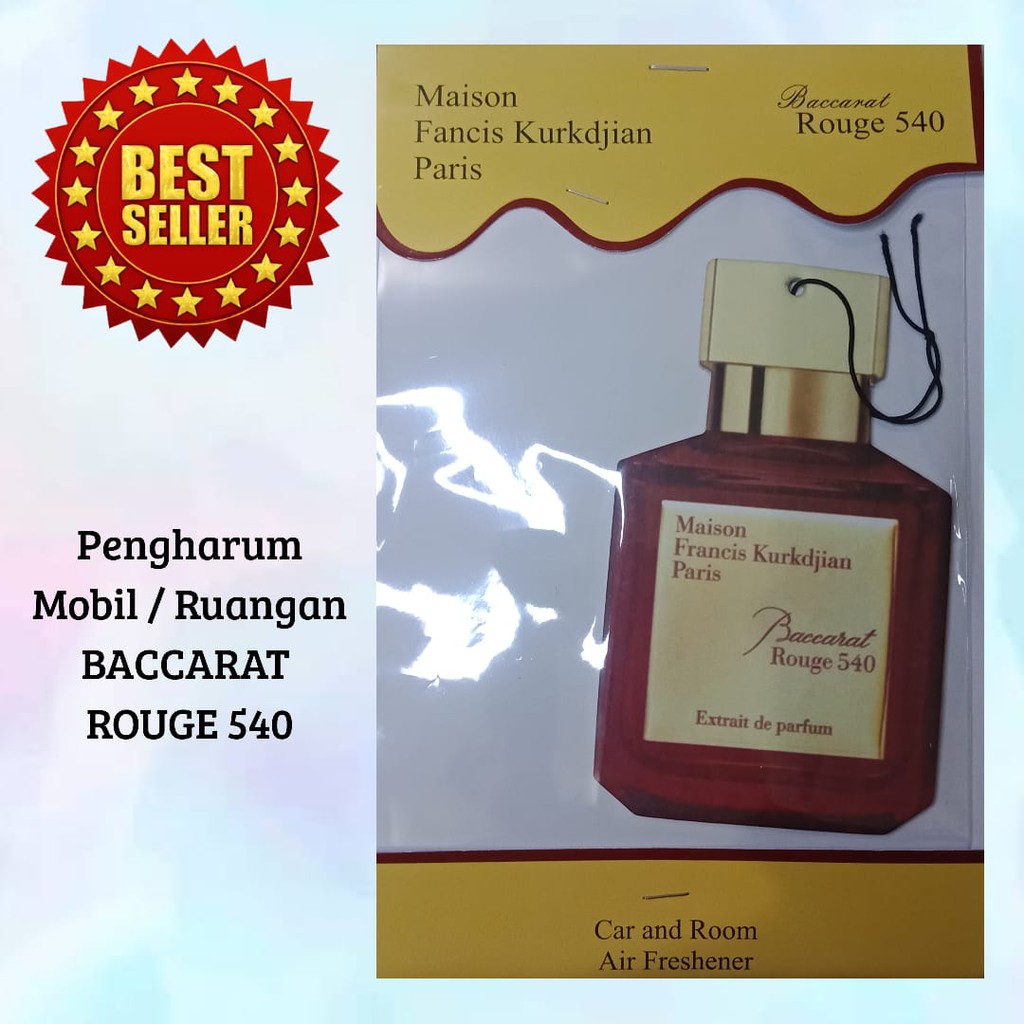 PENGHARUM RUANGAN / PARFUM MOBIL MEWAH DAN ELEGAN AROMA BACCARAT
