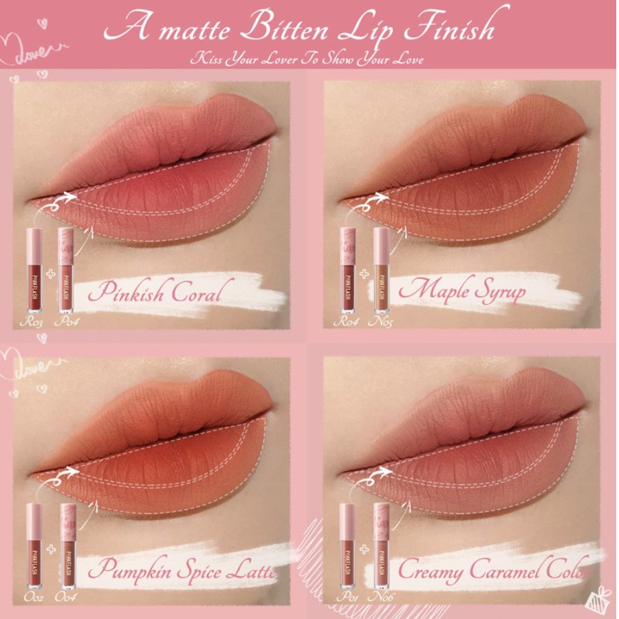 PINKFLASH LIPSTICK MATTE LIPCREAM/LIPMATTE PINK FLASH ORIGINAL