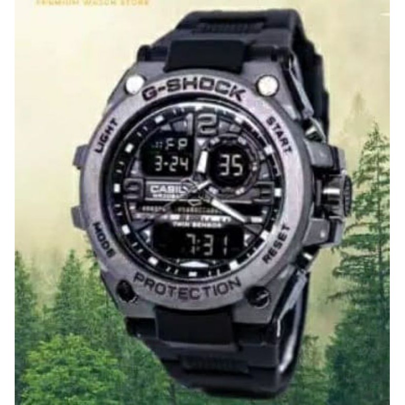 Jam G Shock Pria G_808 Water Resistant Free Batrai Cadangan