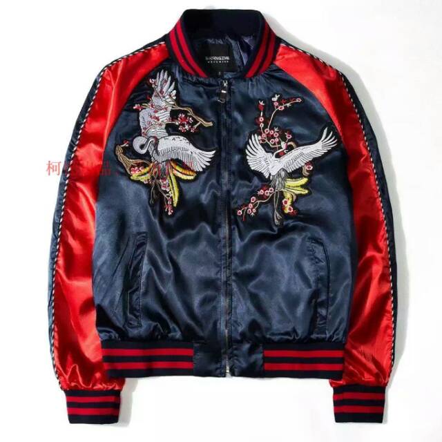 JAKET JACKET SUKAJAN IMPORT BURUNG BANGO JEPANG STYLE HARAJUKU MURAH MERIAH