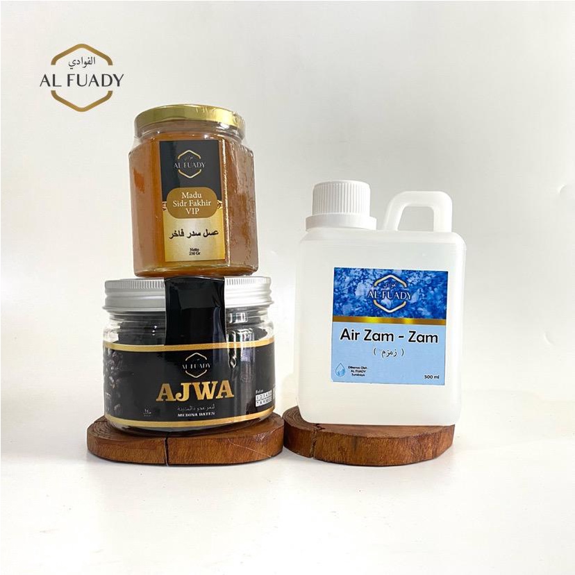 Paket Ruqyah Terbaik | Zam Zam Ajwa Madu Sidr 250gram | Paket Sehat