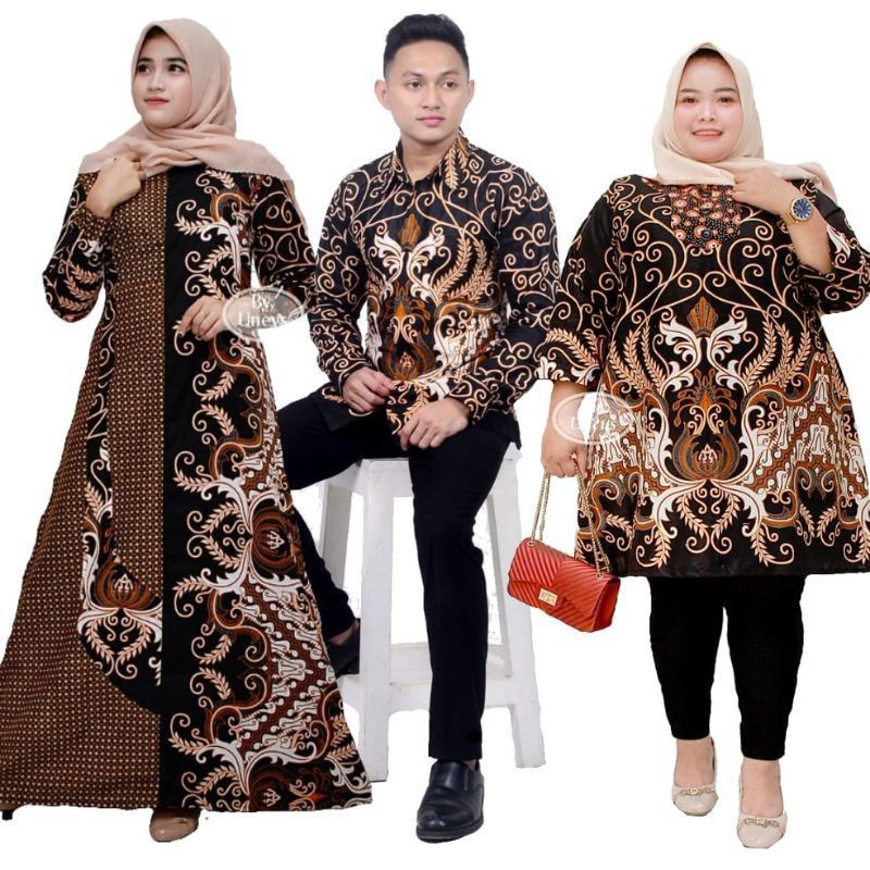 Couplean batik keluarga modern
