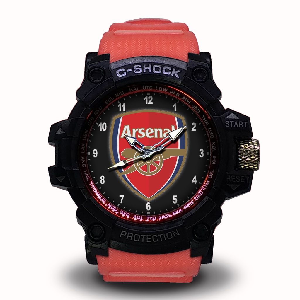 Jam Tangan Arsenal Outdoor Anti Air #Hitam