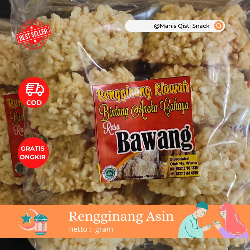 

RENGGIANG KLOWOH RASA BAWANG BINTANG CAHAYA ANEKA OEH OLEH WONOSOBO