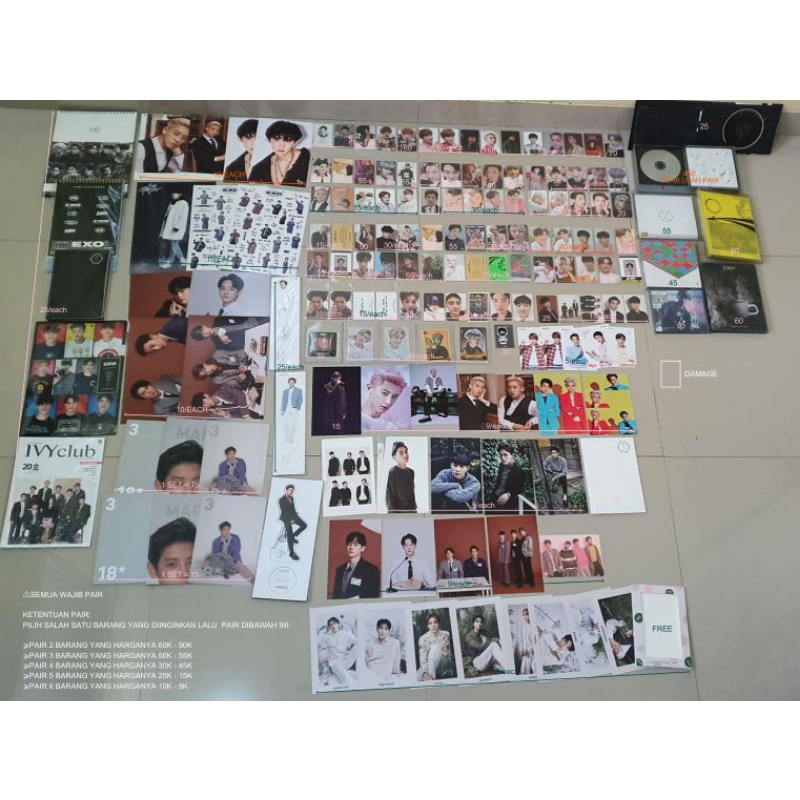harga dikali sesuai stock EXO PHOTOCARD & ALBUM & POSTCARD | CHANYEOL | SUHO | CHEN | SEHUN | BAEKHY