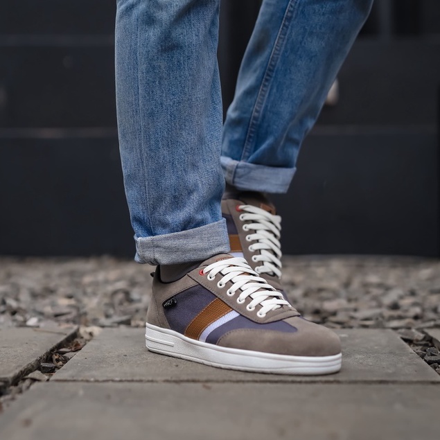 WILSON GREY |ManNeedMe x ARF| Sepatu Sneakers Pria Casual Canvas Shoes ORIGINAL
