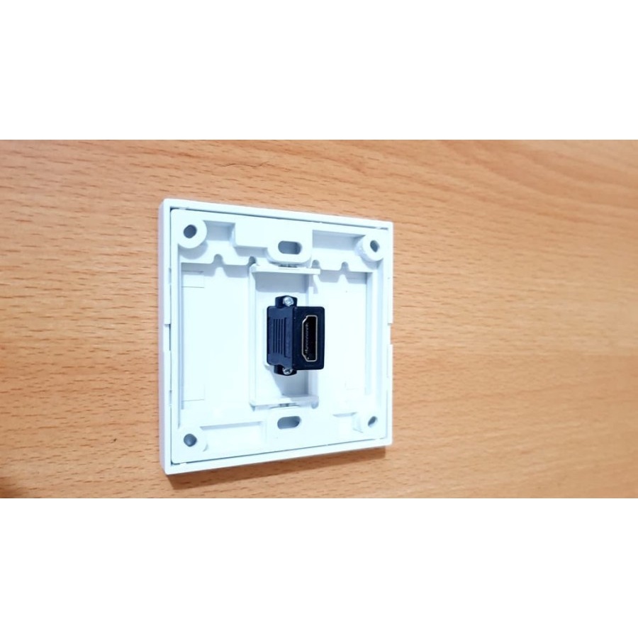 Stop Kontak Faceplate HDTV Single 1 Port HDTV Face Plate