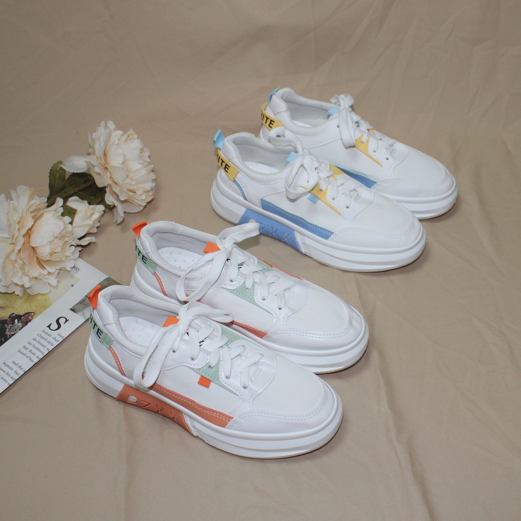 Free Box Sepatu Sneakers Wanita Import Sneakers Korea Sepatu Wanita murah NS512