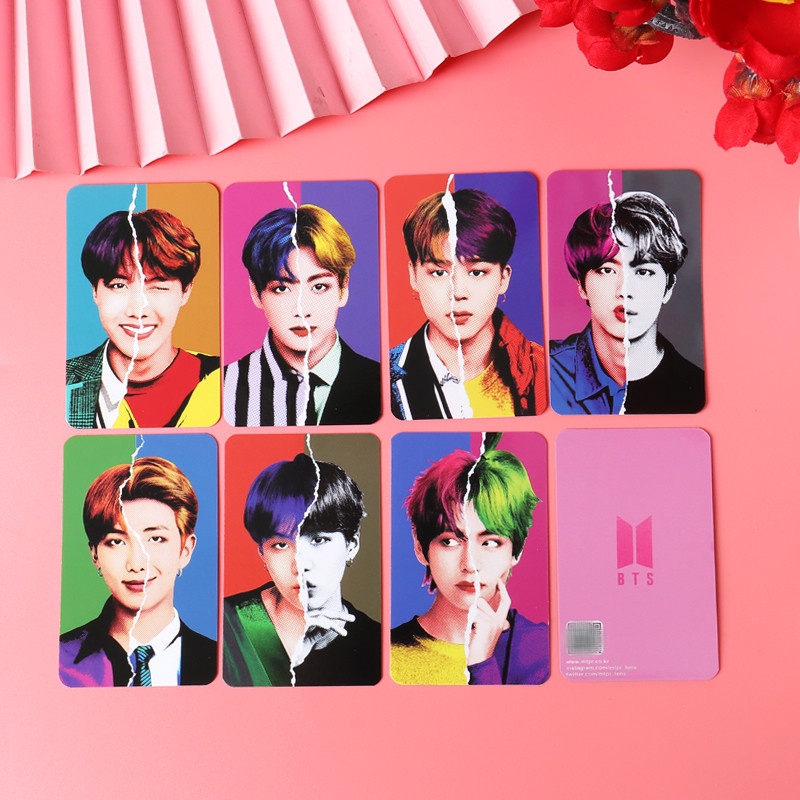 7pcs / Set Kartu Lomo Foto Kpop Bts MTPR Album Weverse Jungkook V Jimin Bt Toploader