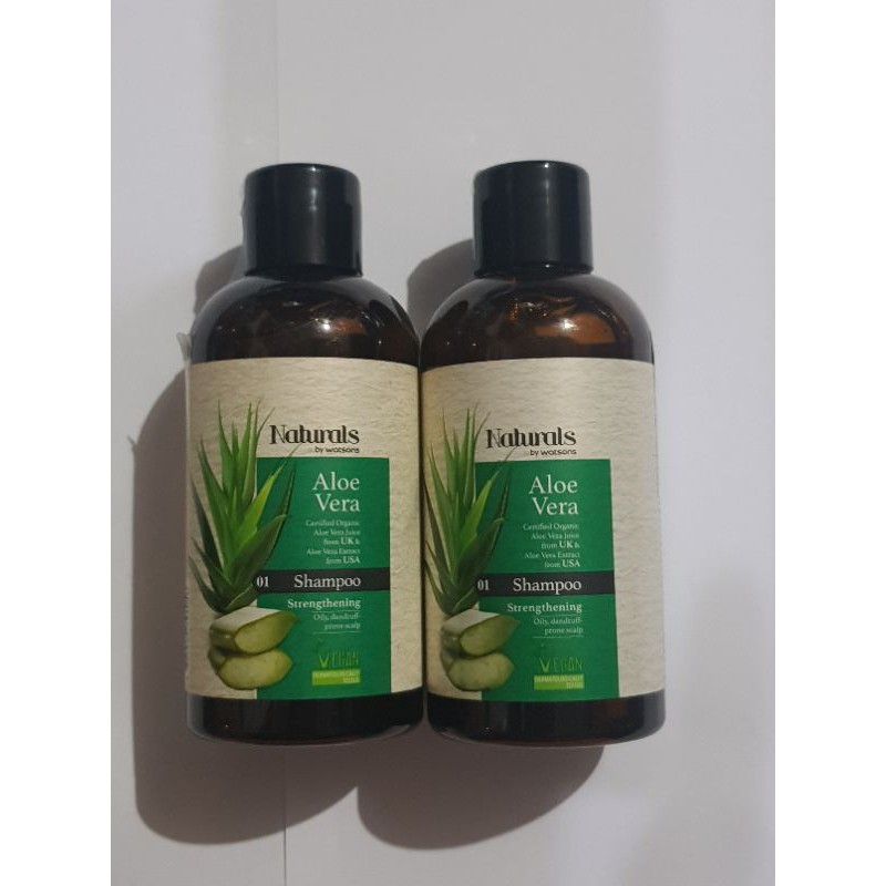 natural by watsons shampoo / natural by watsons conditioner aloe vera 490ml