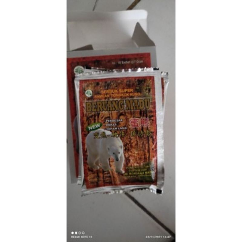 Bintang.Craft Beruang Madu Serbuk Original.