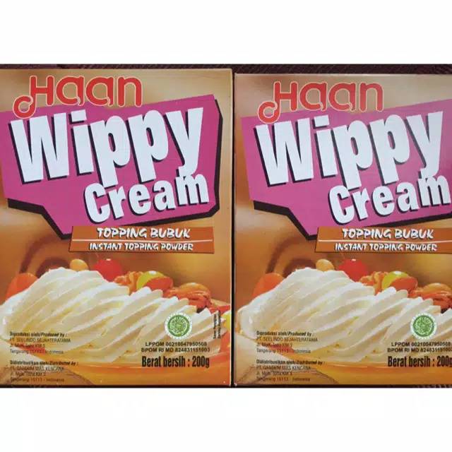 

Whippy cream 200g