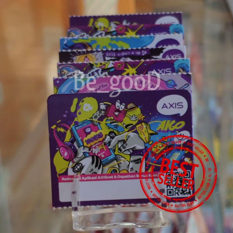 Voucher Kosong Axis Termurah 1 box isi 200 SN