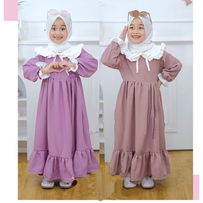 Gamis DAISY DRESS KIDS UNTUK 1 12 TAHUN DRESS ANAK DRESS ANAK PEREMPUAN PAKAIAN MUSLIM ANAK PEREMPUAN WANITA PAKAIAN ANAK PEREMPUAN PAKAIAN ANAK CANTIK MURAH COUPLEkeren P3A0 baju muslim anak awet High Quality lucu fashion anak kekinian simple good qualit
