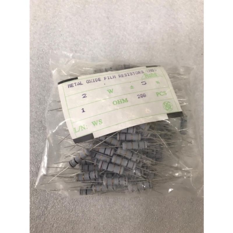 200pcs Resistor 2 Watt ukuran Kilo Ohm