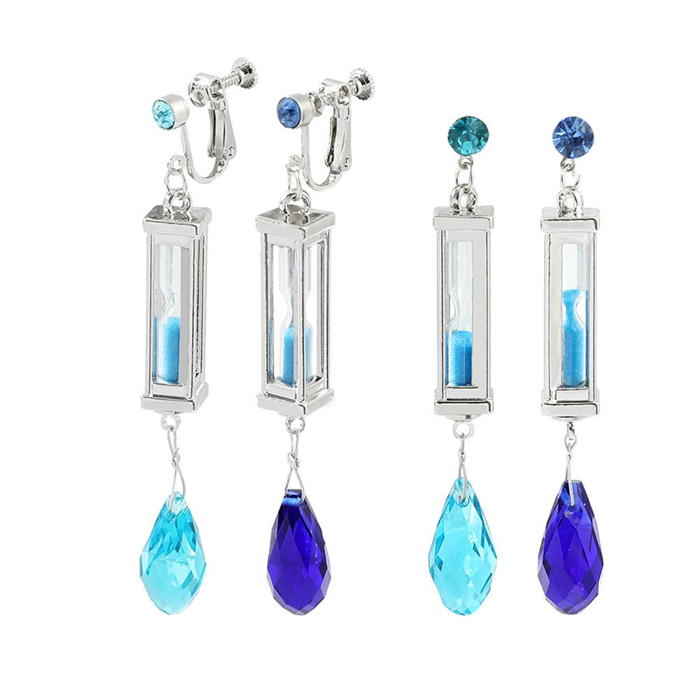 Lanfy Anting-Anting Dengan Liontin Bentuk Jam Pasir Untuk Hadiah Natal