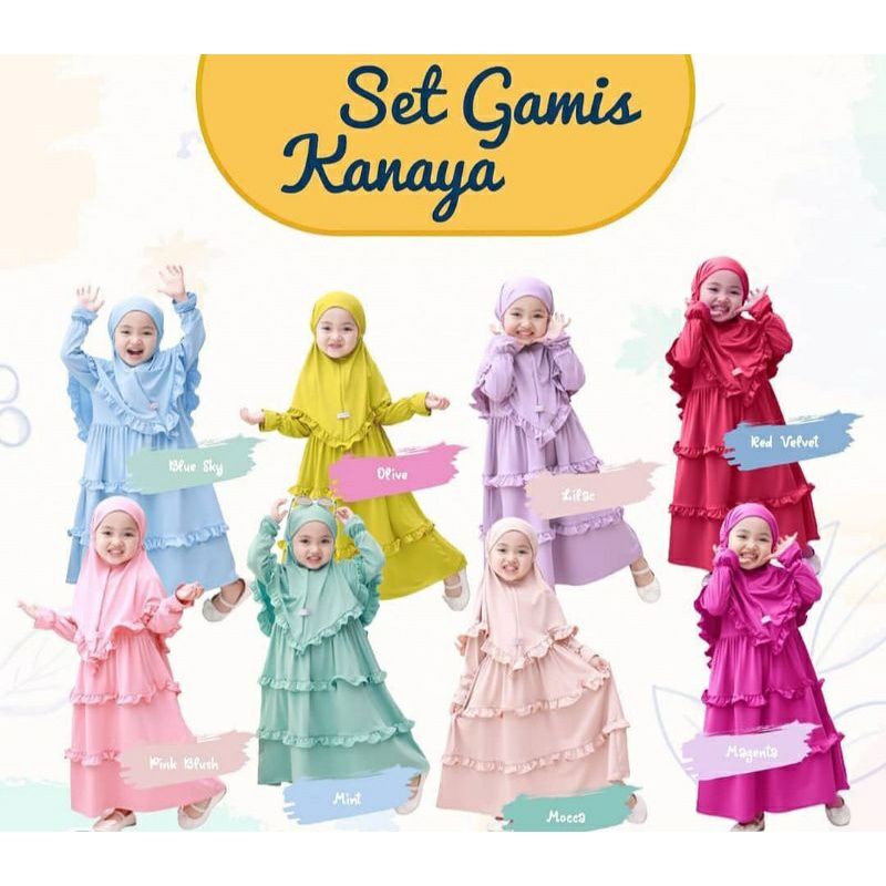 Gamis Anak, Gamis Set Kanaya