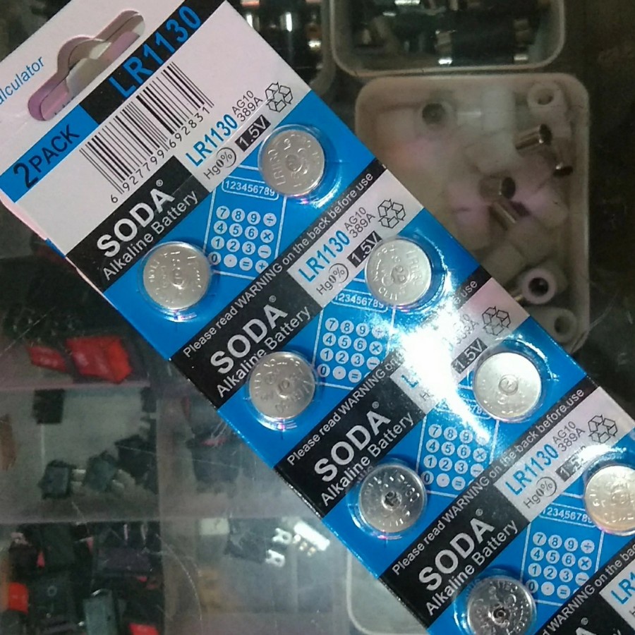 Baterai kancing LR1130 1.5v batre jam tangan LR 1130 Battery