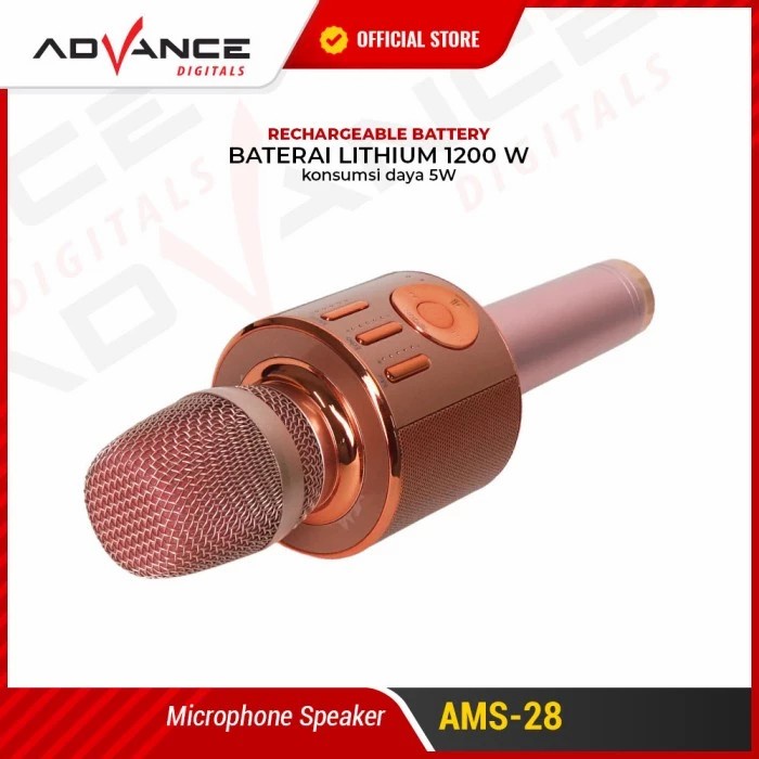 Advance Microphone Speaker Bluetooth AMS 28