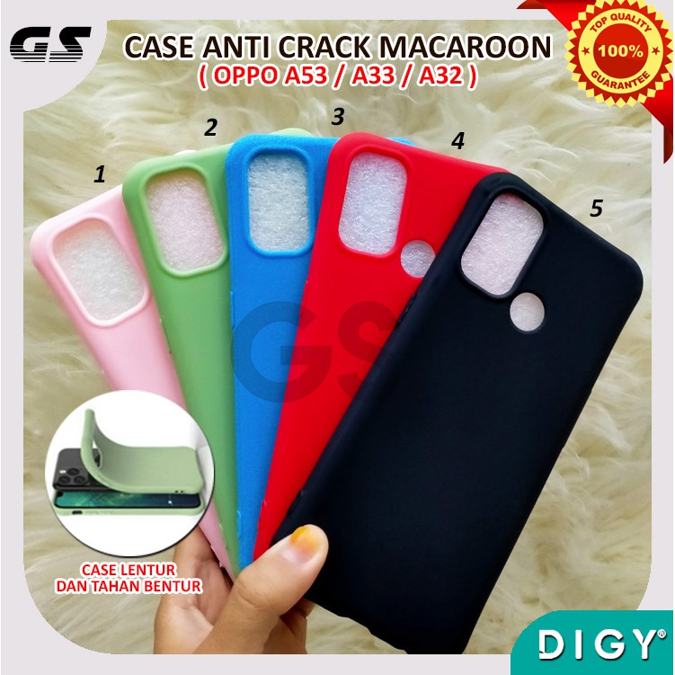 OPPO A53 A33 A32 A52 A72 A92 A8 A31 F17 F17 PRO RENO 4F A93 TPU Case Casing Anticrack Macaron Warna