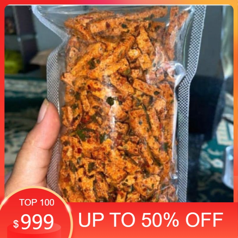 

basreng viral baso goreng stik pedas extra gurih renyah keriuk aroma daun jeruk isi 100grm