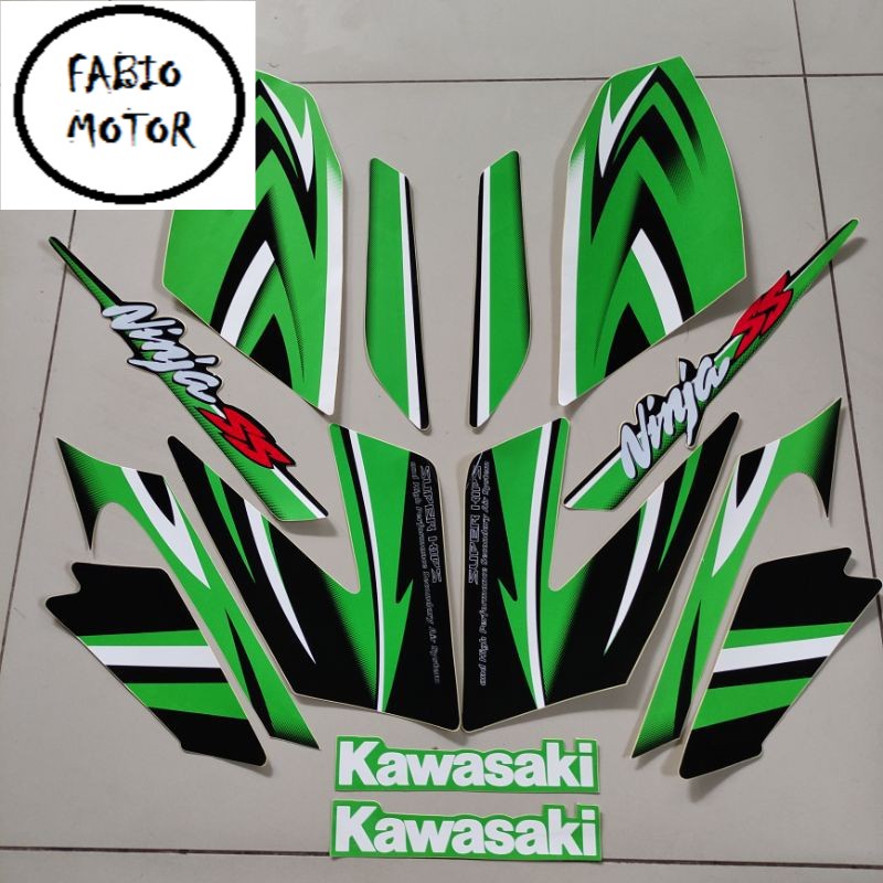 striping kawasaki ninja ss 2011 2012 hijau