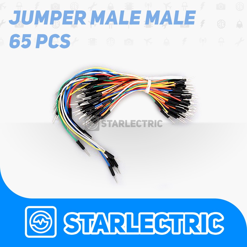 Jumper kabel Male Male 65pcs Arduino Raspberry pi