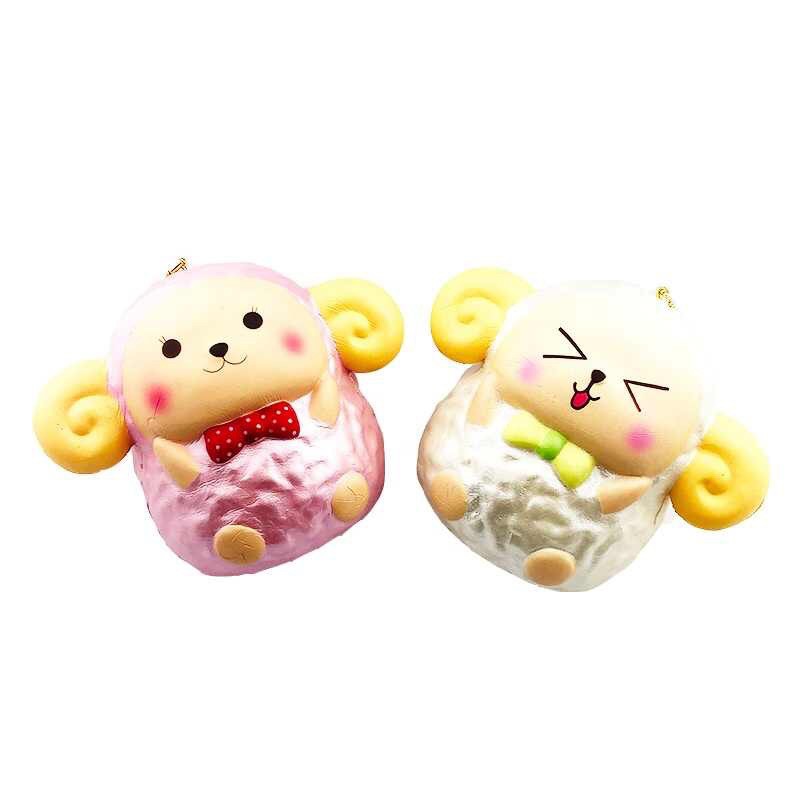 PROMO SQUISHY LICENSED KSI Shishi The Sheep BY KAWAIISQUISHY.IND ( PENYOK / OUT OF SHAPE )