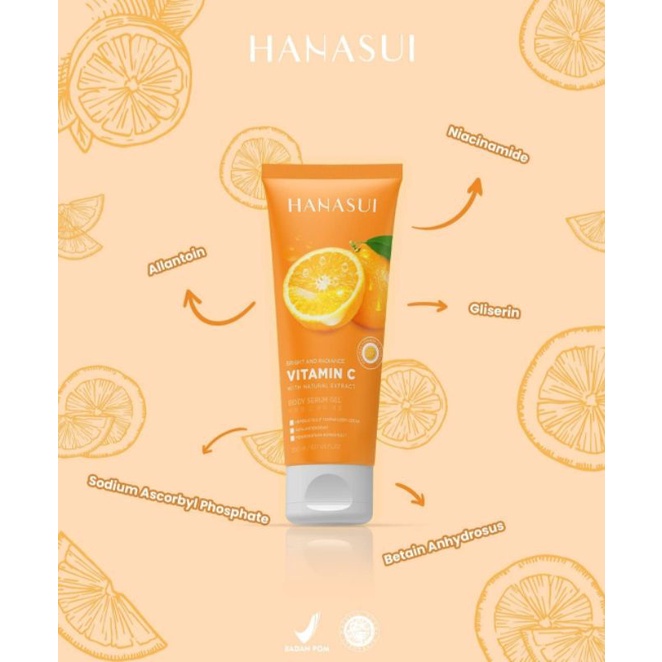 ☀️cahaya acc☀️hanasui bright &amp; radiance vitamin c