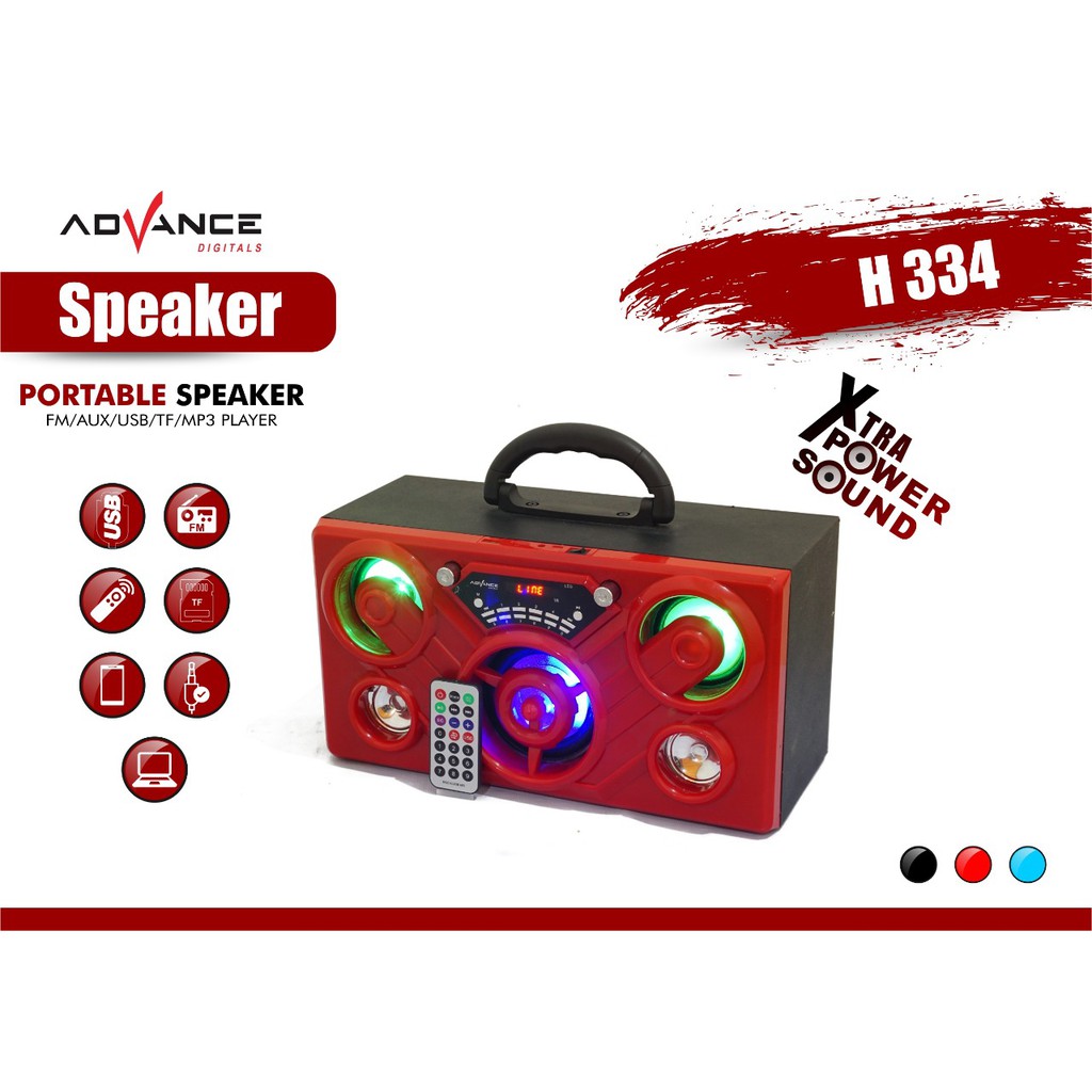 SPEAKER PORTABLE USB ADVANCE H334
